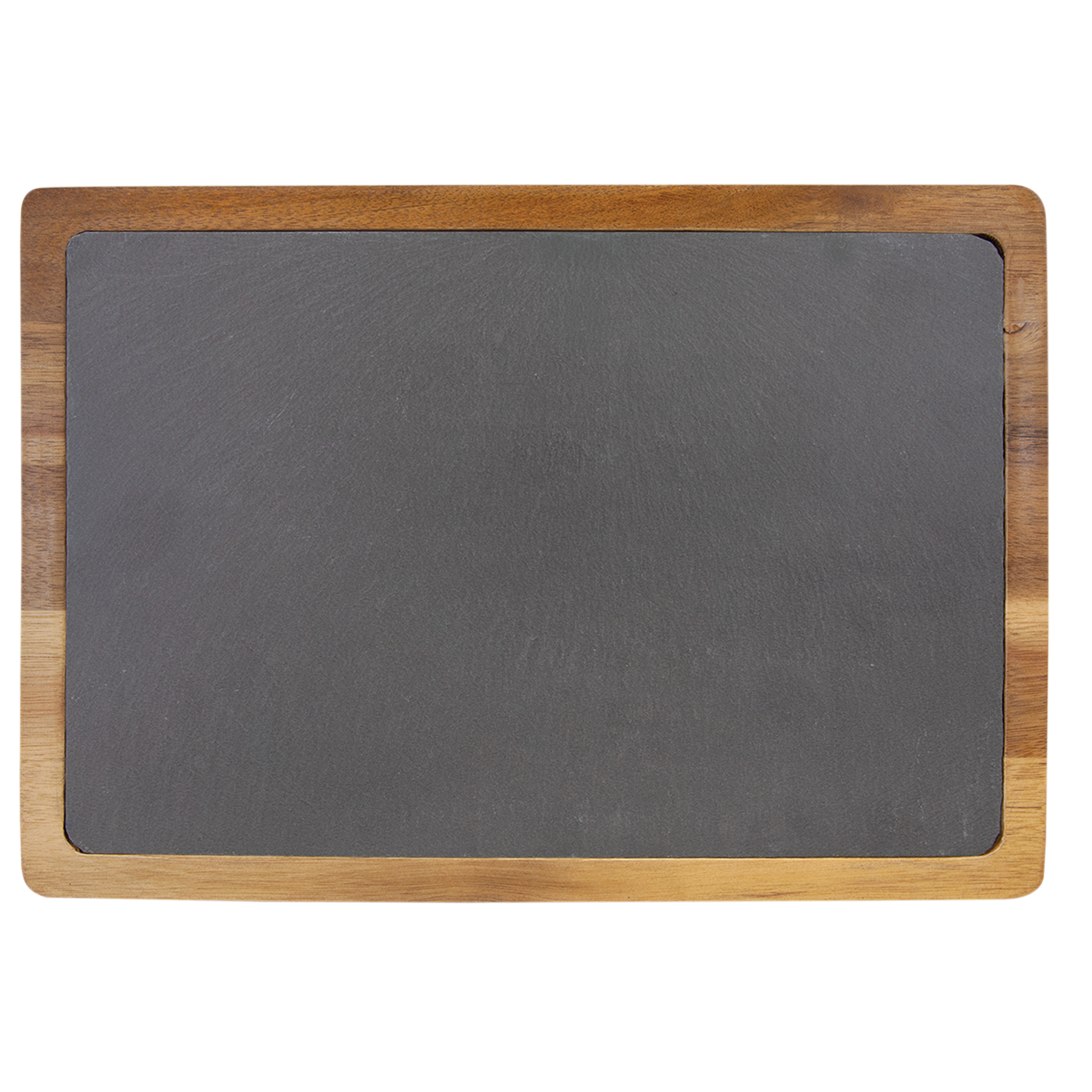 Acacia Wood/Slate Cutting Board 13" x 9"